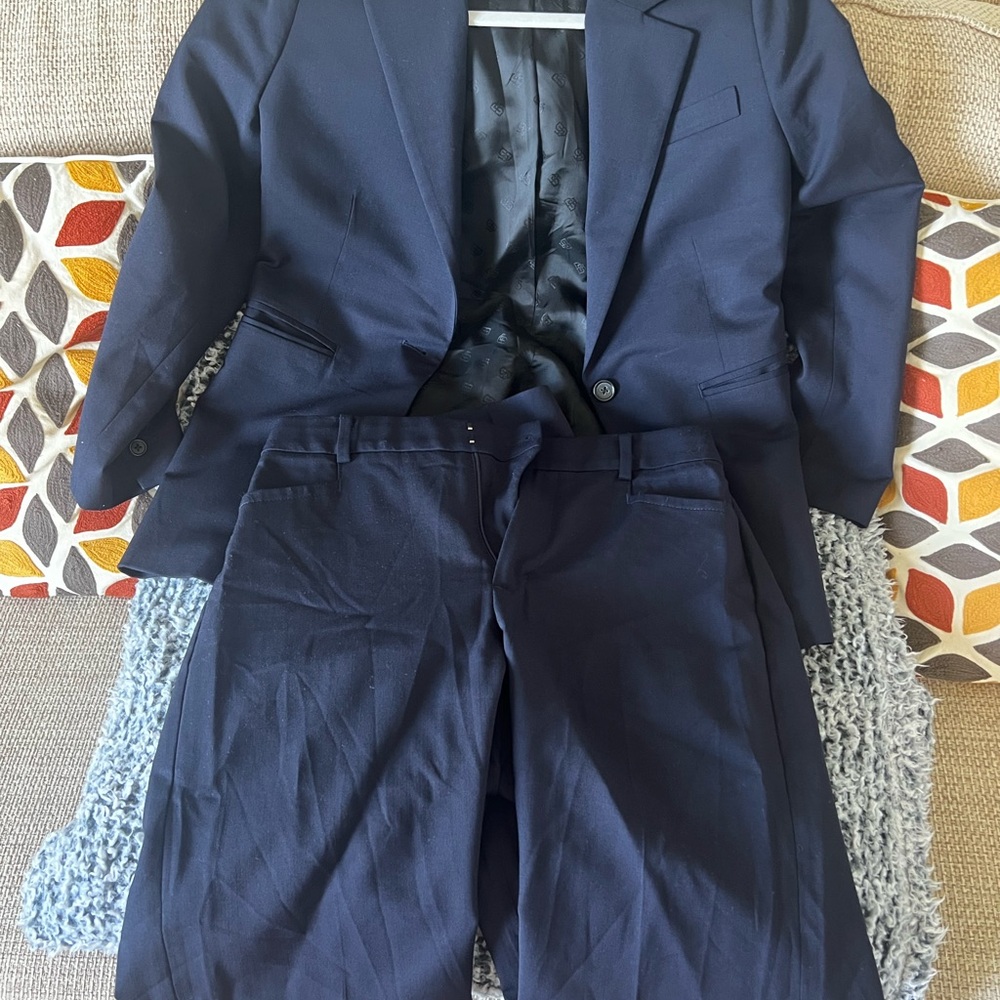 Banana Republic Siena Wool Blazer & Siena Straight Wool Pant